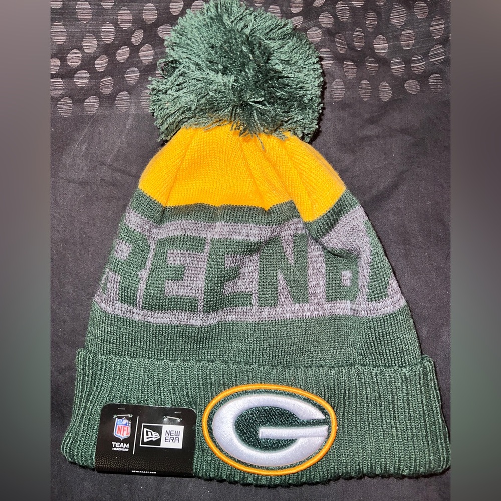 🛍️🏈2/$35!!!🛍️ Green Bay Packers NFL Knit Beanie - Removable Tassel